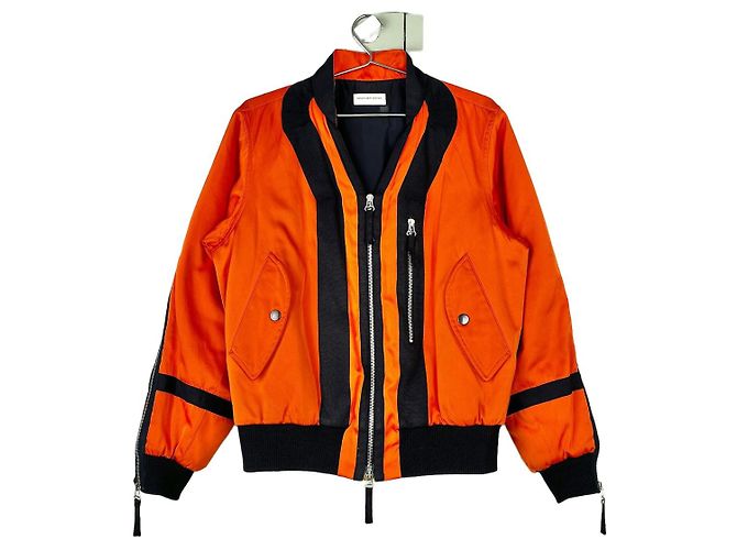 Dries van Noten AW14 Backzip Bomberjacket Orange