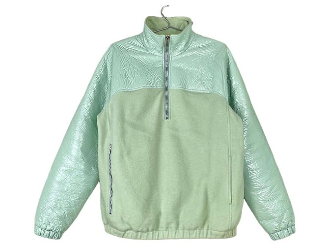 Rick Owens DRKSHDW AW20 PERFORMA Half-Zip Pullover Windbreaker Jacket Green