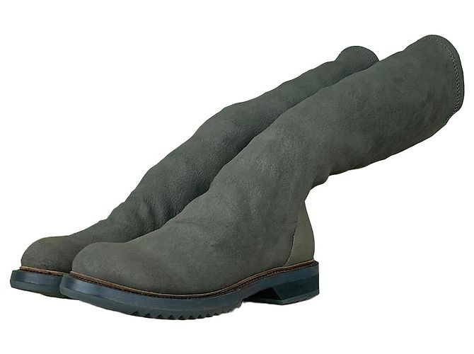 Rick Owens Army Creeper Sock Boots Brown