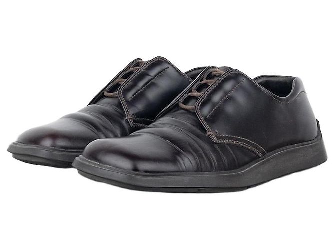Scarpe Derby Creeper a Punta Quadrata Prada AW99