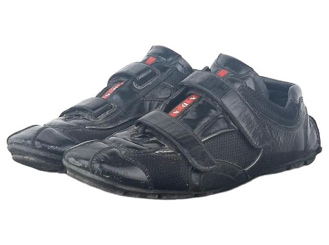 Prada 2000s Monte Carlo Driving Sneakers Black