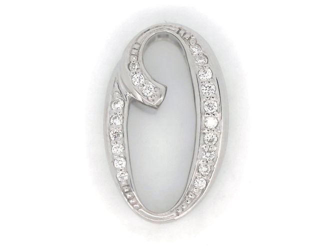 Autre Marque Pingente de diamante NO0 Au750 Prata