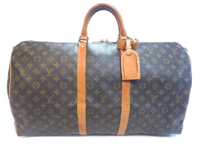 Louis Vuitton Keepall 55 Monogram - MI882 Braun