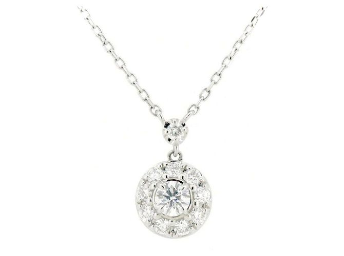 Autre Marque Diamant-Halskette Vendome Aoyama Pt950/Pt850 Silber