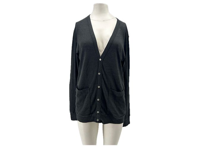 American Apparel Cardigan Grau