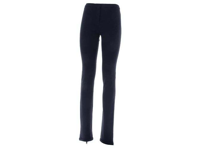 Jil Sander Navy Blue Viscose Pants Size 34