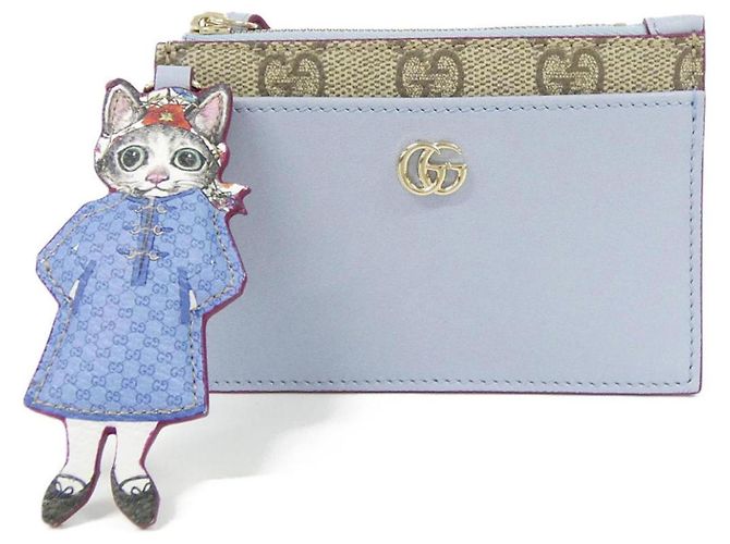 Gucci Coin & Key Case Light blue