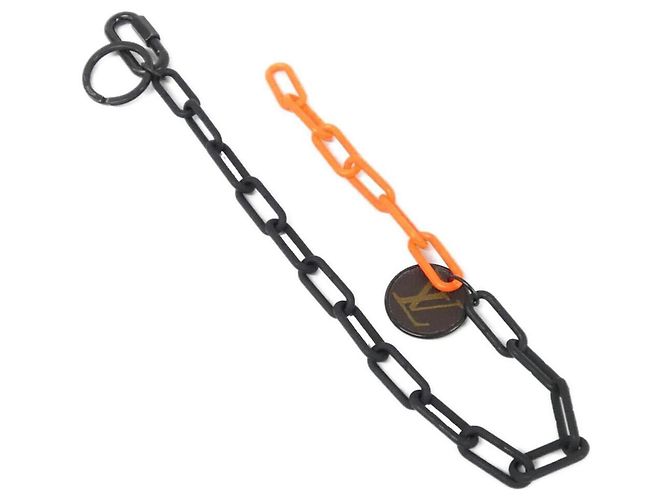 Llave de Monedero Louis Vuitton Cadena Negro