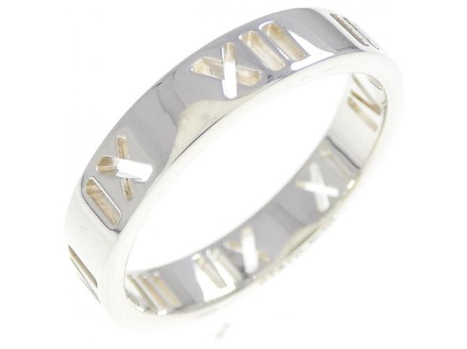 Tiffany & Co Anello Stretto Tiffany Atlas Argento