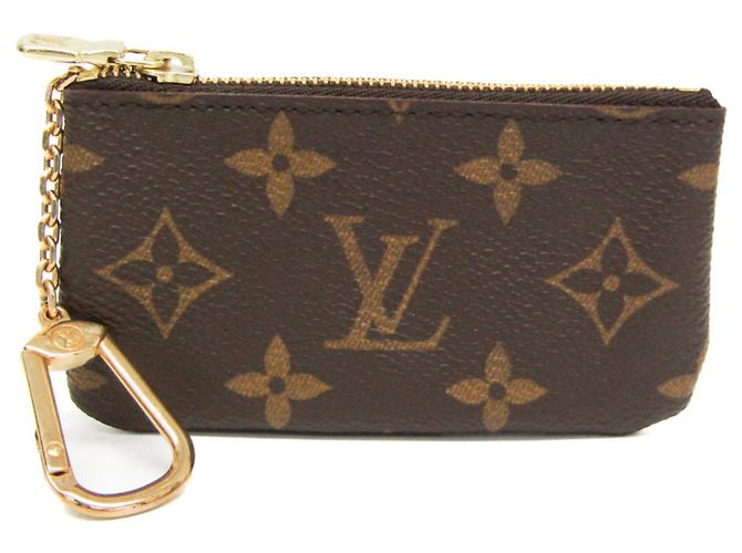 Louis Vuitton Monogram Key Pouch Brown