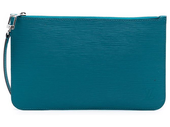 Pochette Neverfull Epi Blu Louis Vuitton