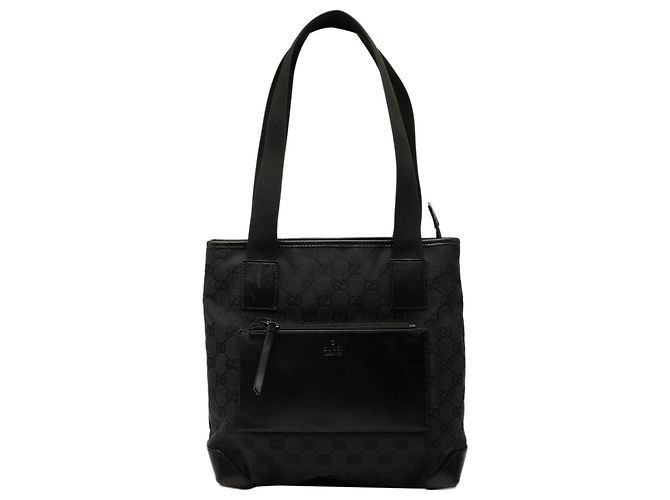 Gucci Schwarze GG Canvas Tote