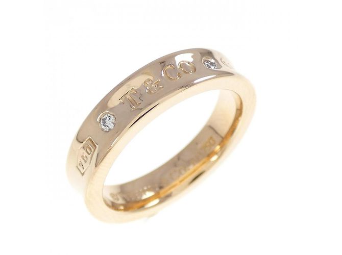 Tiffany & Co Anello Stretto Tiffany 1837 D'oro