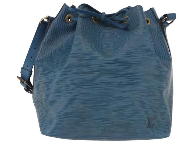 Louis Vuitton Petit Noe Epi Leather Medium Blu