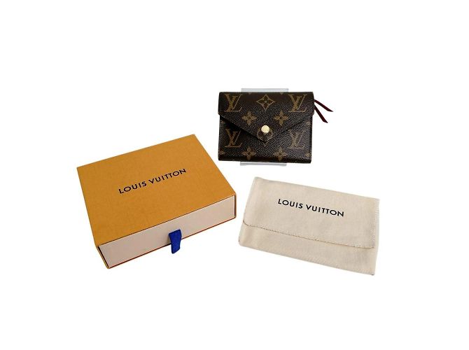 Louis Vuitton Monogram Reverse Bi-fold Wallet Brown