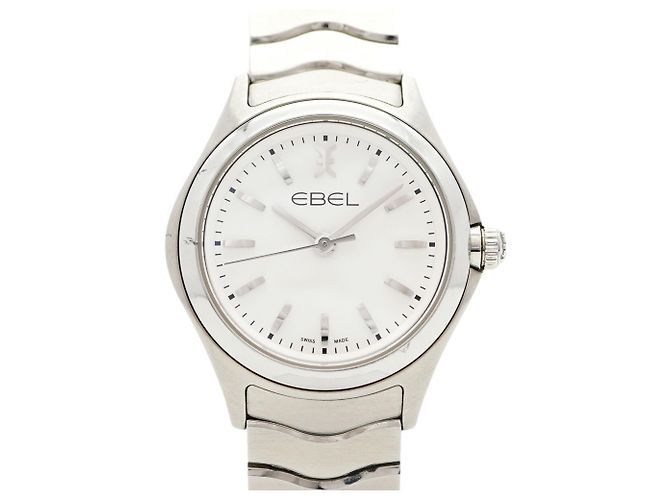 Orologio da Donna Ebel Wave Quadrante Bianco