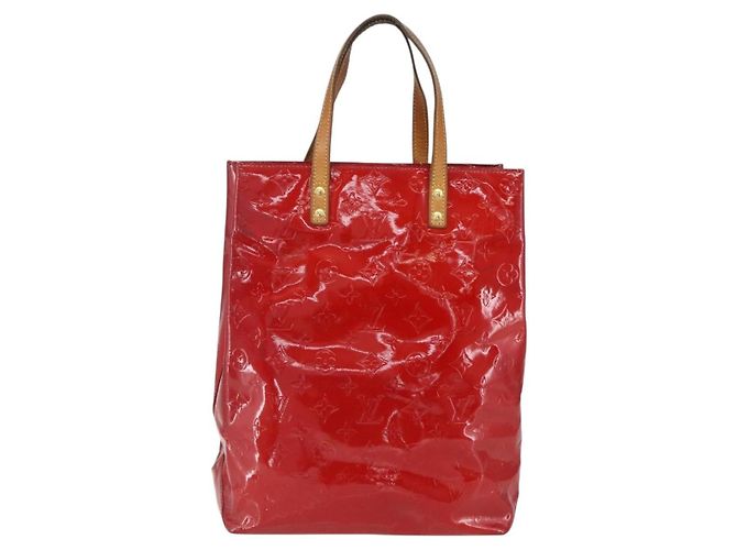 Borsa Reade Monogram Vernis MM Louis Vuitton Rosso