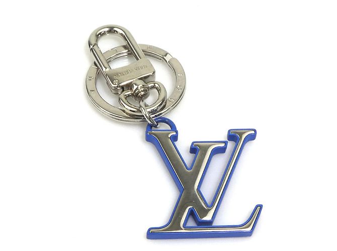 Charm per borsa Louis Vuitton blu e argento