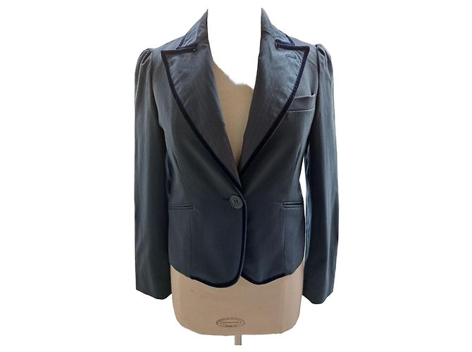 Blazer Marc Jacobs de terciopelo algodón y lana