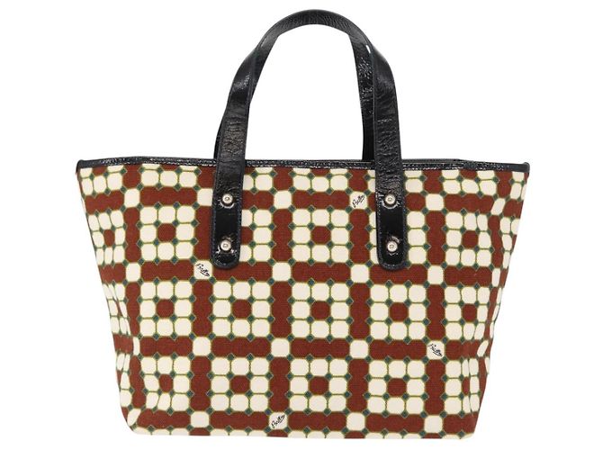 Sac à main vintage en toile Bally
