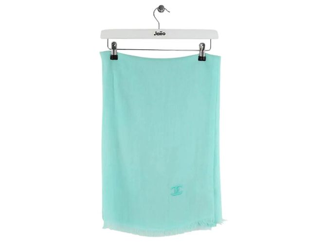 Chanel Kaschmirschal blau