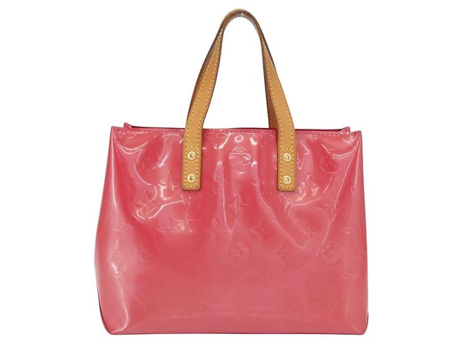 Borsa Reade Monogram Vernis PM di Louis Vuitton Rosa