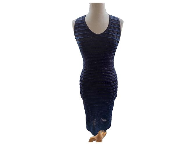 Abito Dsquared2 Blu Navy e Nero