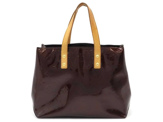 Bolsa Reade PM Monogram Vernis Louis Vuitton Roxo