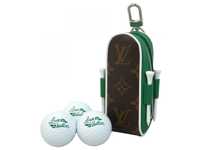 Louis Vuitton Golf-Ausrüstung Monogram Set Andrews GI1291 Braun Grün