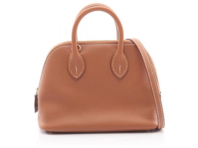 Sac à main Mini Bolide 1923 d'Hermès Marron