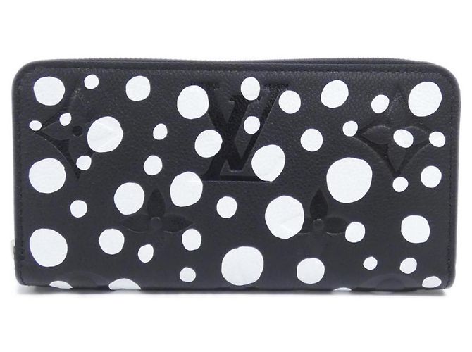 Louis Vuitton Monogram Empreinte Zippy Wallet Black