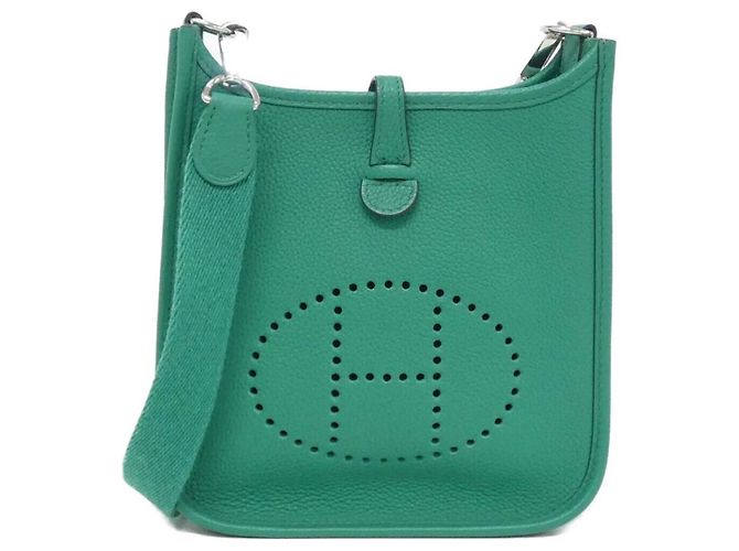 Borsa a Spalla Hermès Evelyn Amazon Verde Verde chiaro