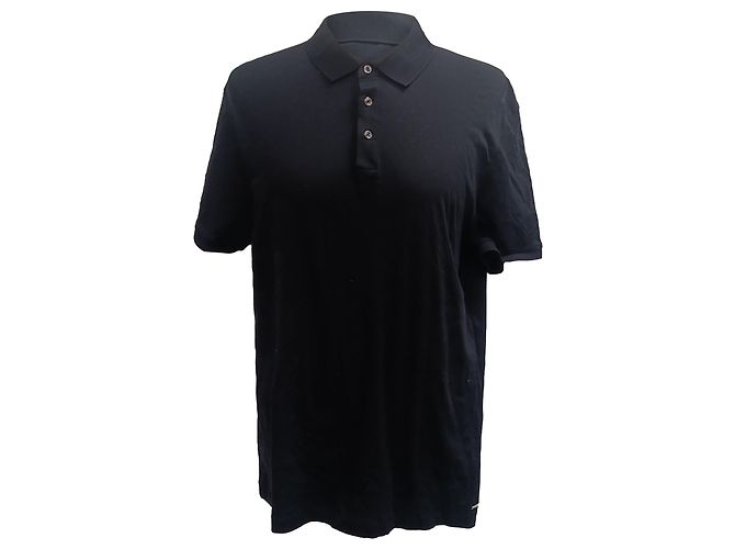 Hugo Boss Polo Regular-Fit Boss em Algodão Preto