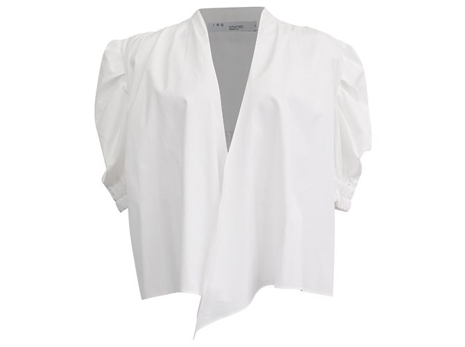 Blusa Iro em algodão branco Cru