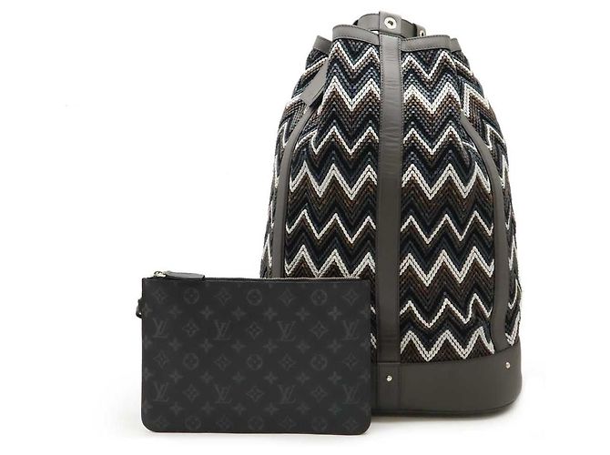 Louis Vuitton M43082 PVC 2way Backpack Brown Multiple colors