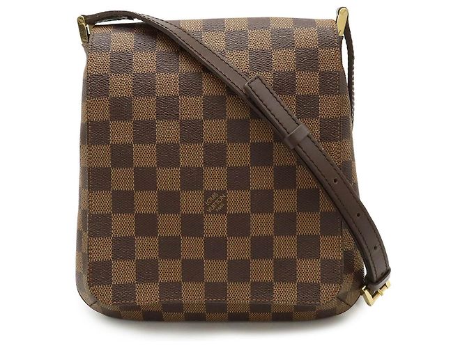 Borsa a Spalla Musette Salsa Damier Louis Vuitton Marrone