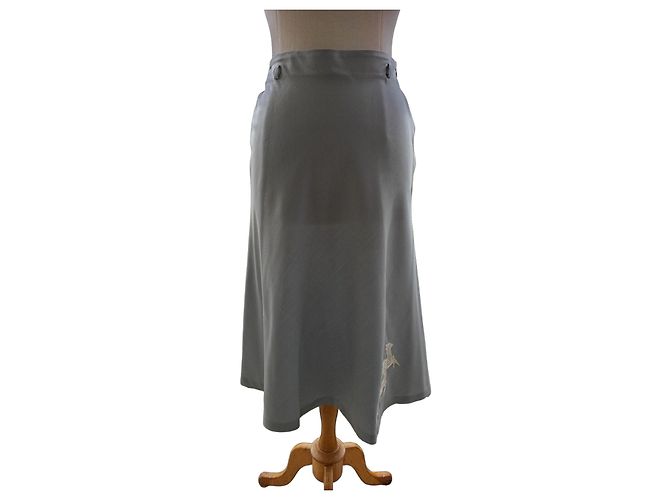 Saia Chloé de lã e seda Tamanho 36