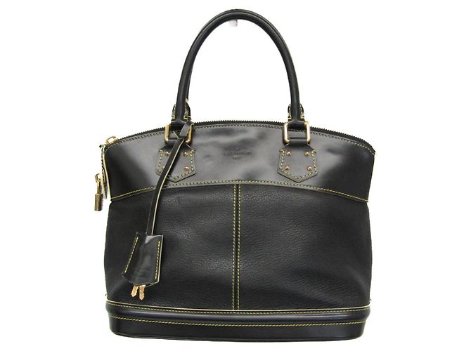 Borsa a mano Louis Vuitton Suhali Lockit PM da donna nera Nero