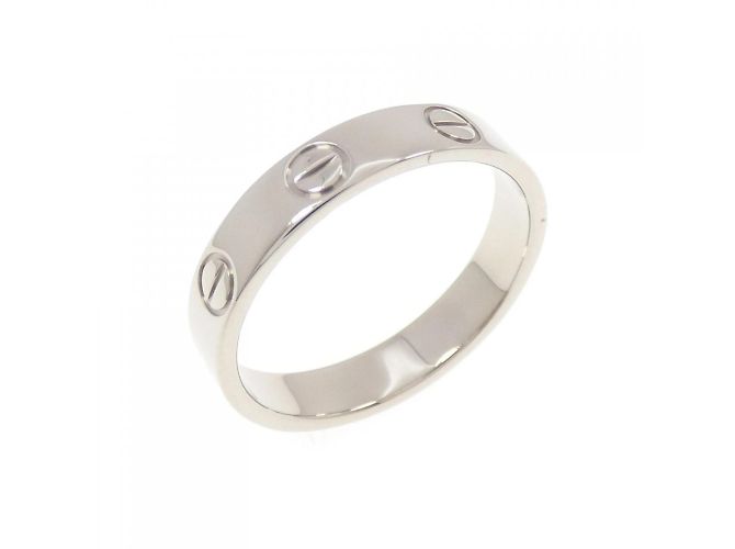 Cartier Mini Love Ring aus Weißgold Golden