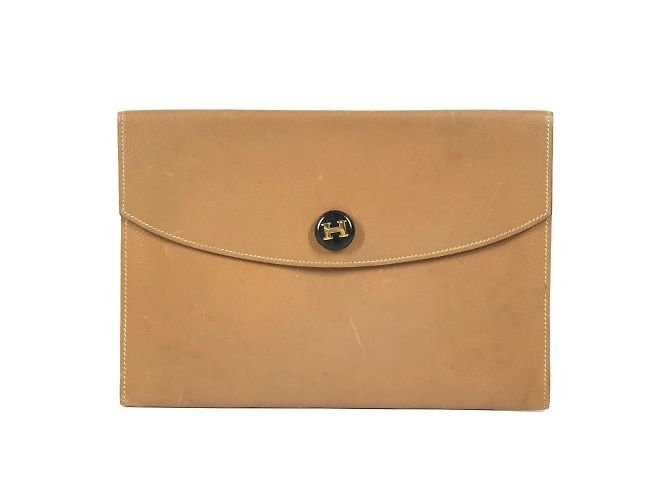 Pochette Rio Vintage Hermès Marron