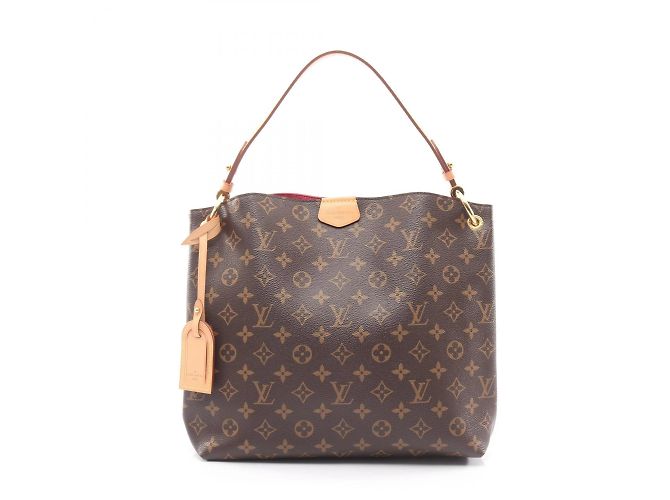Bolsa de Ombro Graceful PM da Louis Vuitton Marrom Rosa Monograma