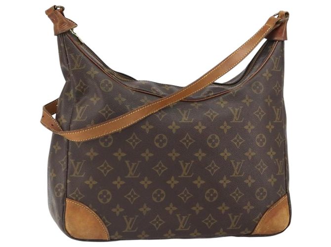 LOUIS VUITTON Bolsa de Ombro Monogram Boulogne 35 M51260 LV Auth bs32234 Monograma