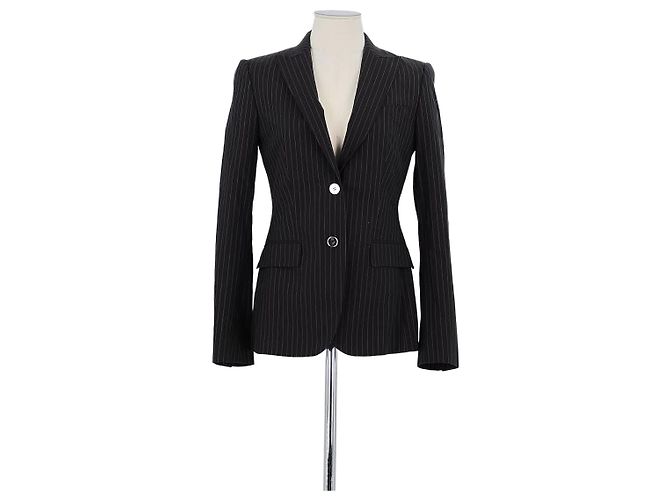 D&G Blazer de algodón marrón Castaño