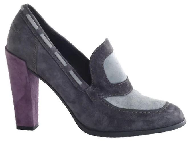 Escarpins en daim Roger Vivier Violet