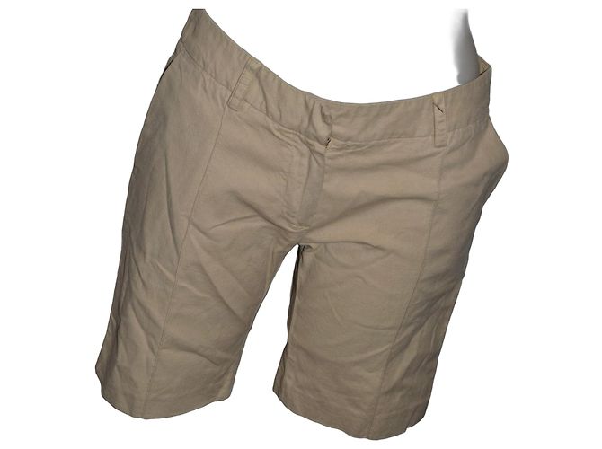 Fendi Shorts beige Baumwolle Größe 38