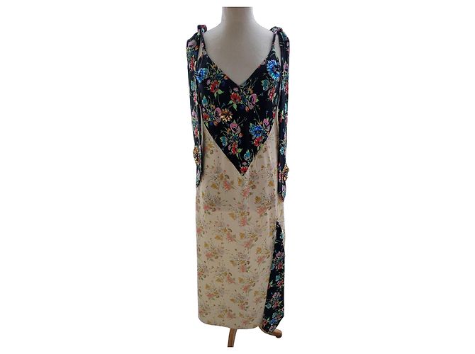 Vestido Christopher Kane de viscosa con cristales Swarovski Multicolor