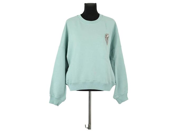 Alexandre Vauthier Sweatshirt en coton vert