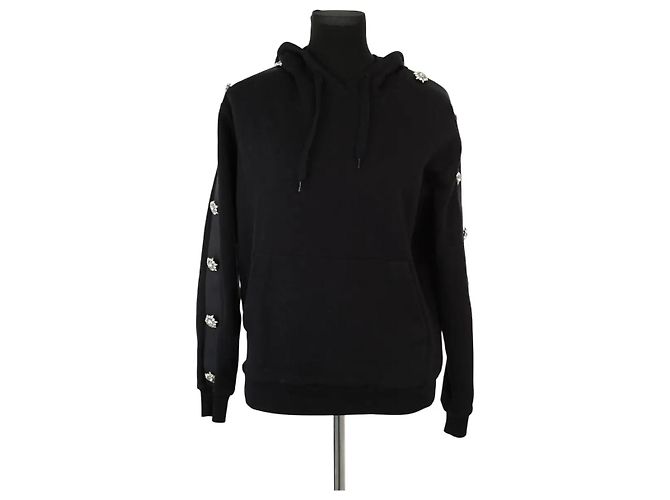 Alexandre Vauthier Sudadera negra de algodón