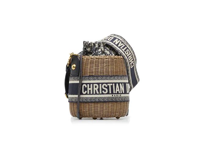 Christian Dior Bucket Rotin