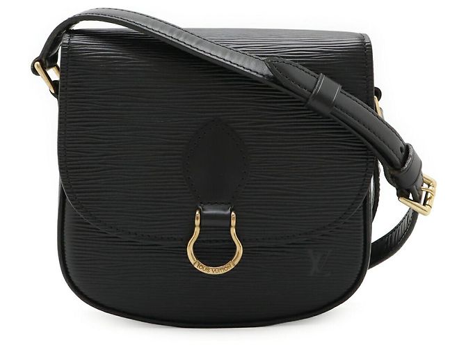 Bolsa de ombro mini Saint Cloud Epi da Louis Vuitton Preto